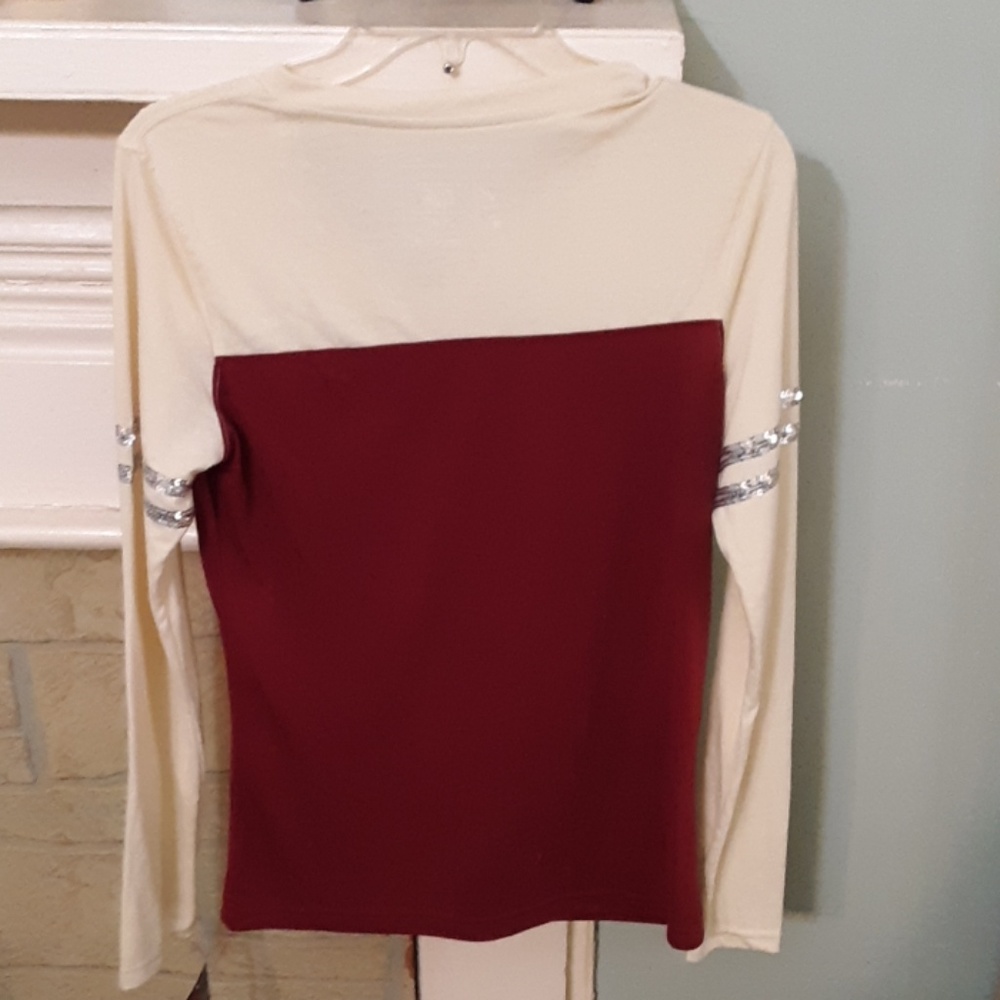 Campus Heritage Florida State Sequins Top Sz M - Picture 5 of 6